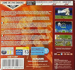 Zone of the Enders: The Fist of Mars - pkgback