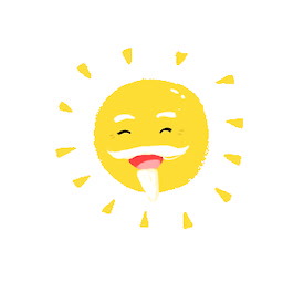 在阳光灿烂欢乐的日子里