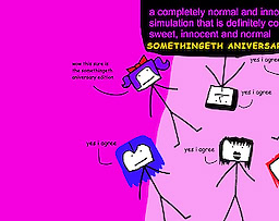a completely normal dating simulation that is definitely completely sweet, innnocent and normal: SOMETHINGETH ANIVERSARY EDITION - dig