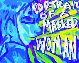 Portrait of a masked woman