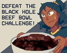 Defeat The Black Hole Beef Bowl Challenge!!