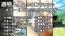 透明人間しか攻略できないメリーエンドだらけの乙女ゲー