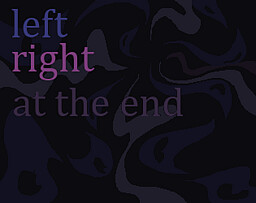 left right at the end