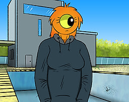 Alone at the Pool