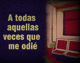 A todas aquellas veces que me odié