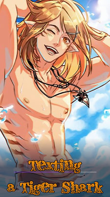 Texting a Tiger Shark