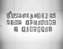 Instrucciones para aprender a quererse