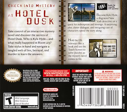 Hotel Dusk: Room 215 - NA Edition - pkgback