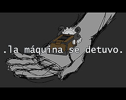 .la máquina se detuvo.