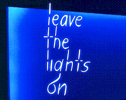 leave the lights on