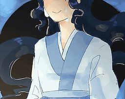 - to the lady in the moon