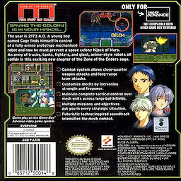 Zone of the Enders: The Fist of Mars - pkgback