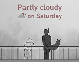 Partly cloudy on Saturday
