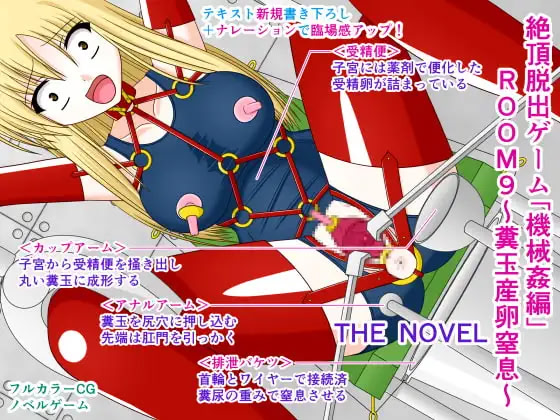 Zecchou Dasshutsu Game "Kikaikan Hen" ROOM 9 ~Kusodama Sanran Chissoku~ THE NOVEL