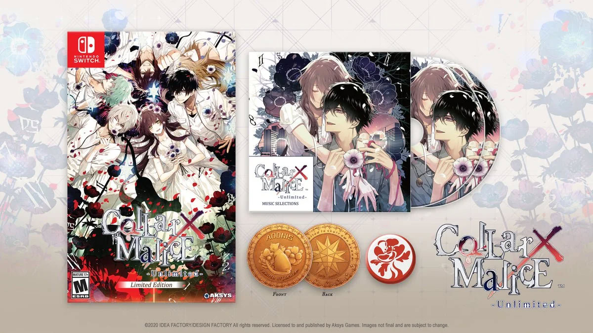 Collar X Malice Unlimited (Nintendo Switch) Limited Edition BRAND