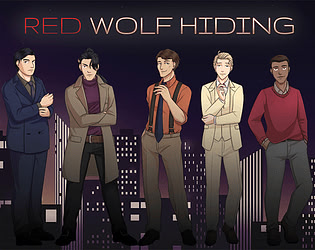 Red Wolf Hiding